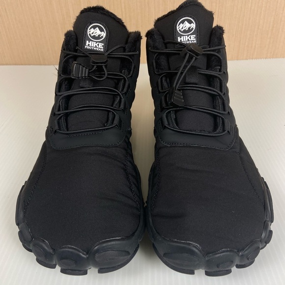 Hike Barefoot Winter Boots NWT Black Fur Lined Zero Drop EU 44 US 10 Wide Toe main image 4